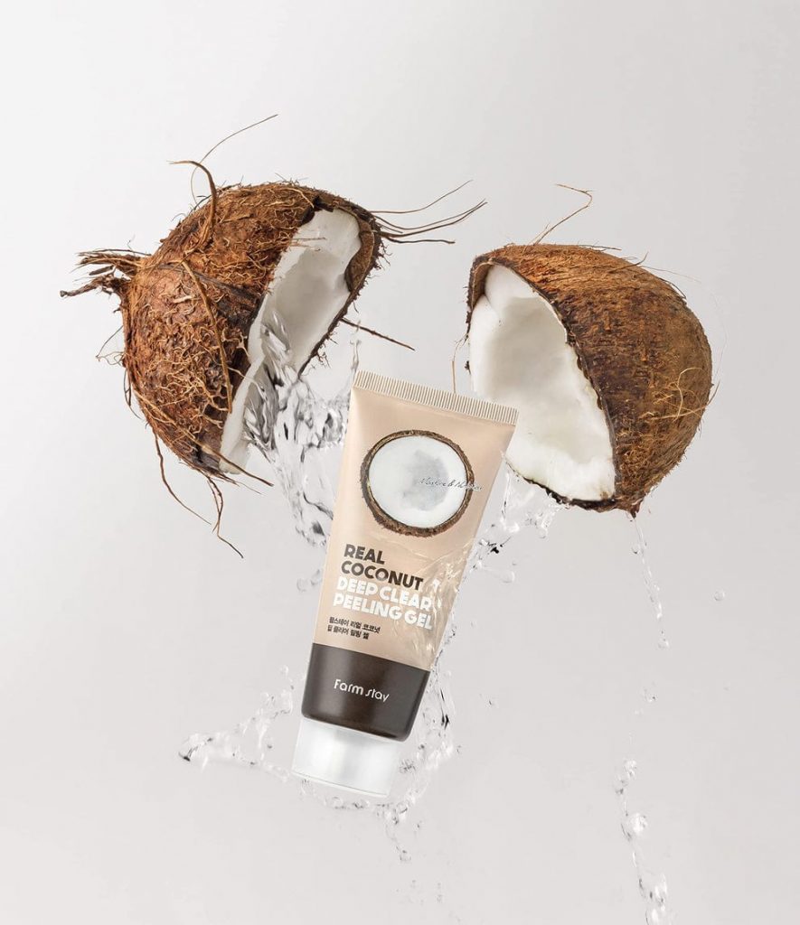 Exfoliante facial - Real Coconut Deep Clear Peeling Gel